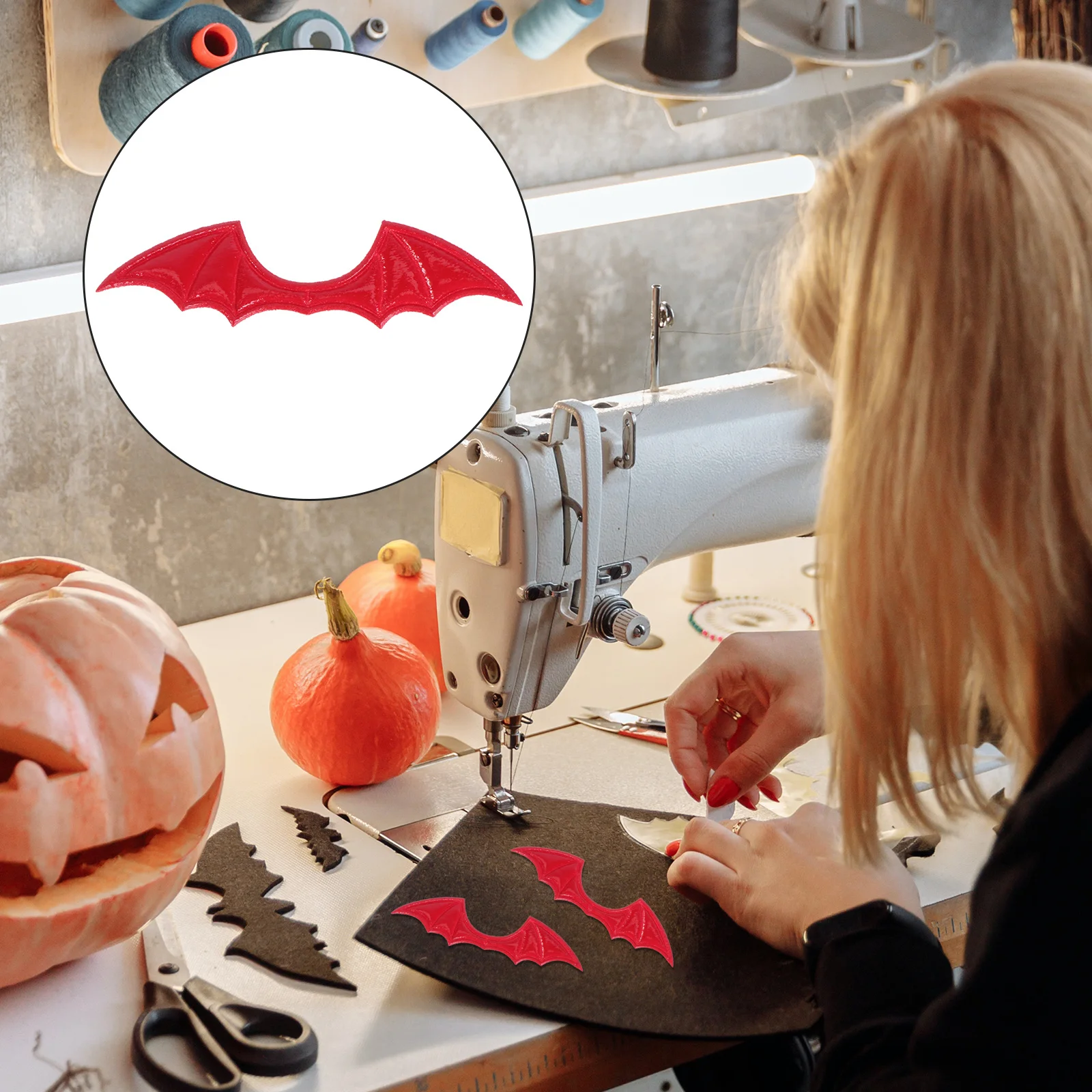 

10 Pcs Bat Decor Accessories Wing Applique Decorative from Hair Costume Wings Small Shoelace