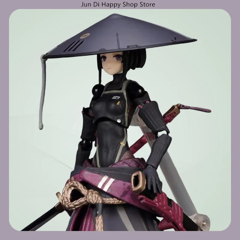 15cm Figurka Samuraja z Ruchomymi Elementami, Model Anime, Statuetka Kolekcjonerska, Dekoracja na Biurko, Ozdoba, Zabawka, Prezent dla Fanów