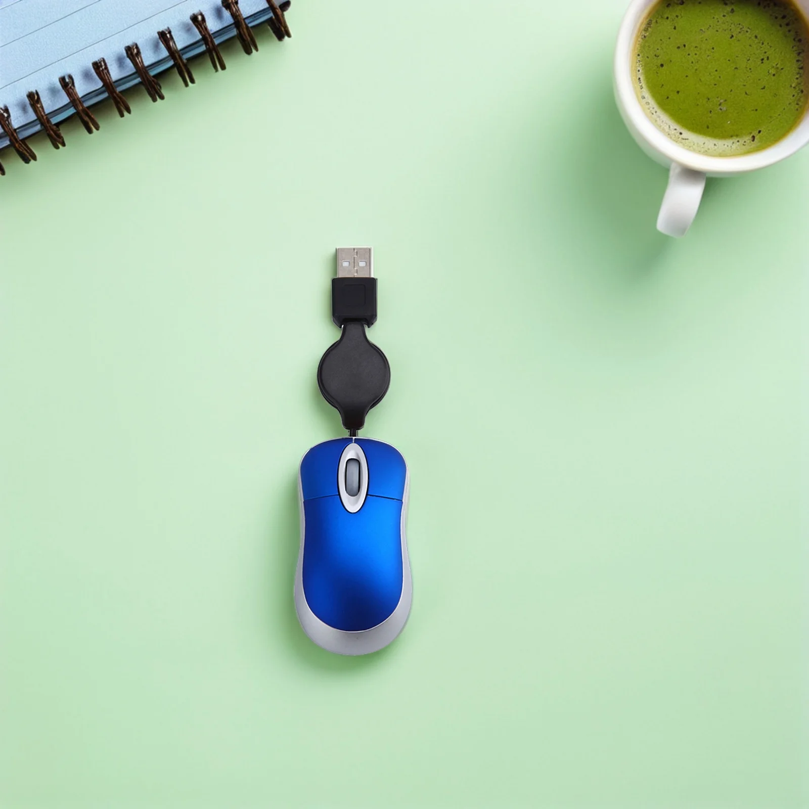 

USB мини-черная телескопическая проводная мышь портативная оптическая 1000 точек на дюйм бесшумная компьютерная эргономичная офисная домашняя мышь для ноутбука