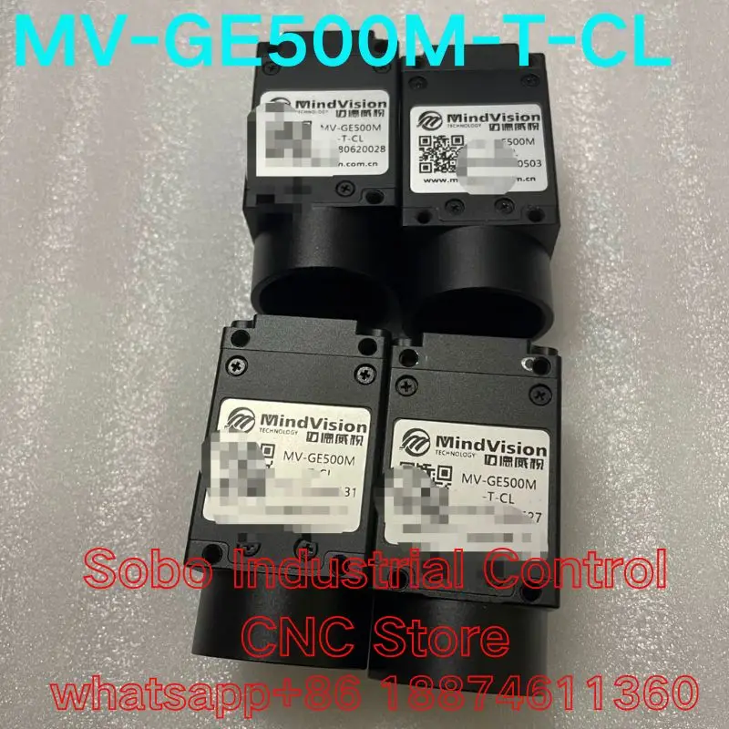 Second-hand tested OK Medview MV-GE500M-T-CL Industrial Camera 500W Pixel 1/2.5 Network Port Black and White