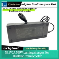 Original 58.1V 2A NEW Baming Charger For Dualtron Mini Scooter LP-16 3 Pin Insulated Connector Standard Charger For 52V Battery