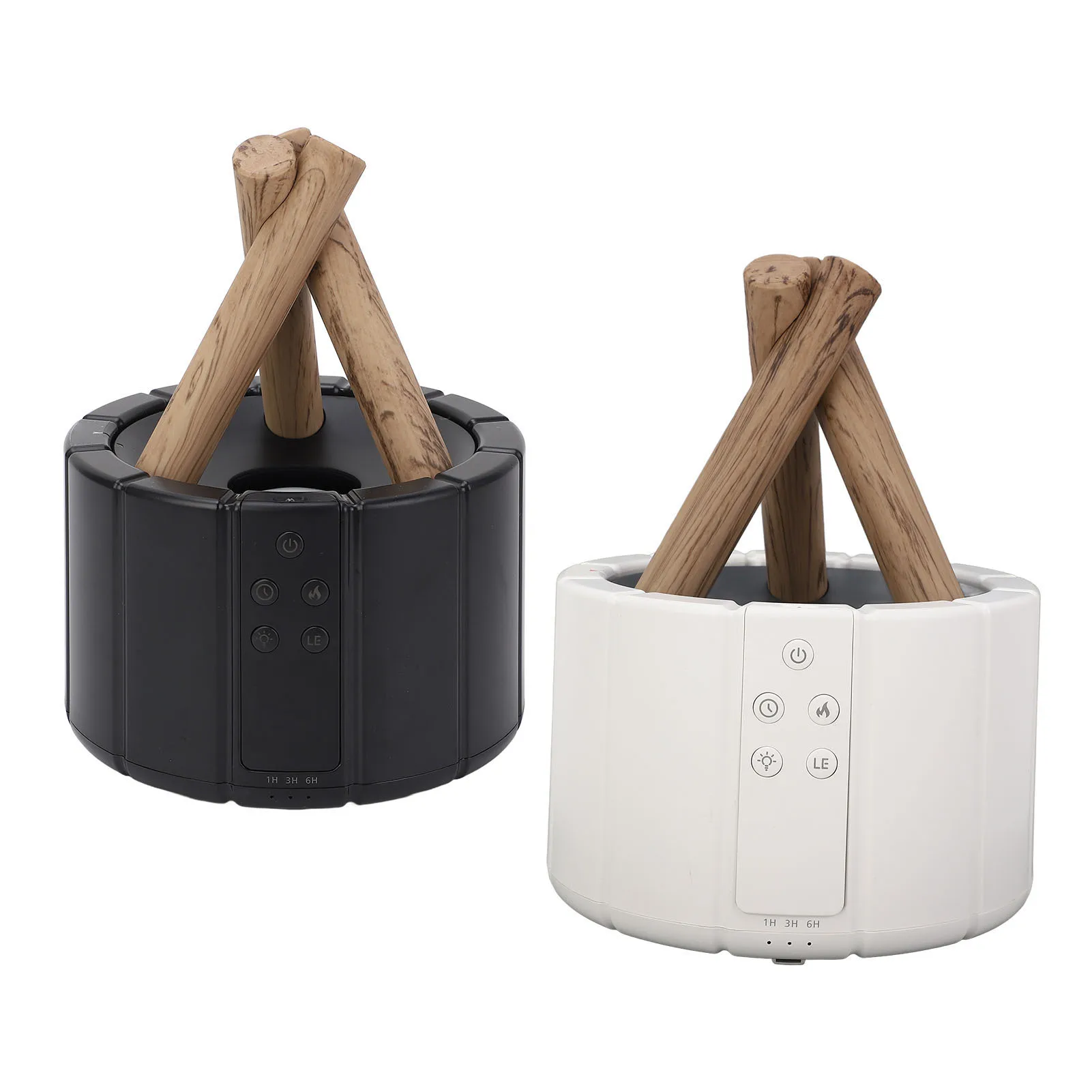 Bonfire Diffuser 250ml Campfire Flame Fire Diffuser นวัตกรรมจําลอง Campfire Humidifier สําหรับ Home Office Tabletop