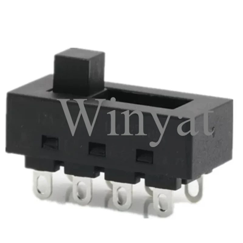 50PCS LQ-103H 3 Position Slide DIP Switch 8Pin 12A 250V Toggle Switch for Hair Dryer JJ-15 Philips Flyco Hot Cold Wind Control
