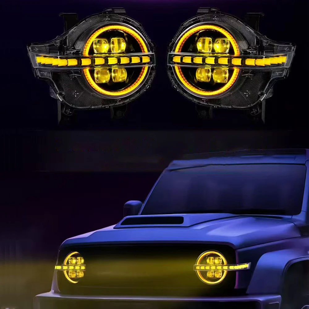 Upgrade Full LED Headlight for WEY Tank 300 2019-2025 Plug and Play DRL Projector Lens