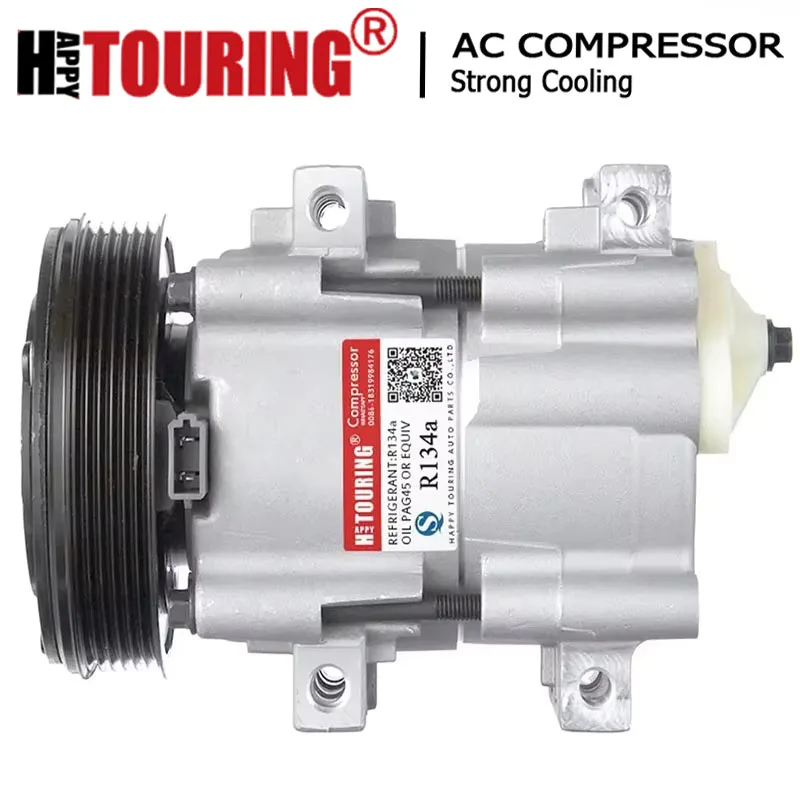 FS10 AC Compressor For Ford F150 F250 F350 F53 Bronco F8FH-19D629-DA F8FH19D629EA F0TZ19703E YCC193 YCC-210 15-21162 1521162