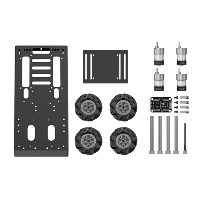 New Education Robot Toys Intelligent Car Alloy Chassis 4WD Robot DIY Kit for Raspberry Pi/ROS Robot Project