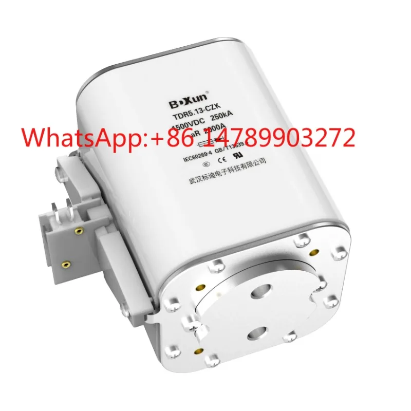High voltage energy storage 2000V bolt on fast fuse 1400A-3000A circuit overcurrent protector