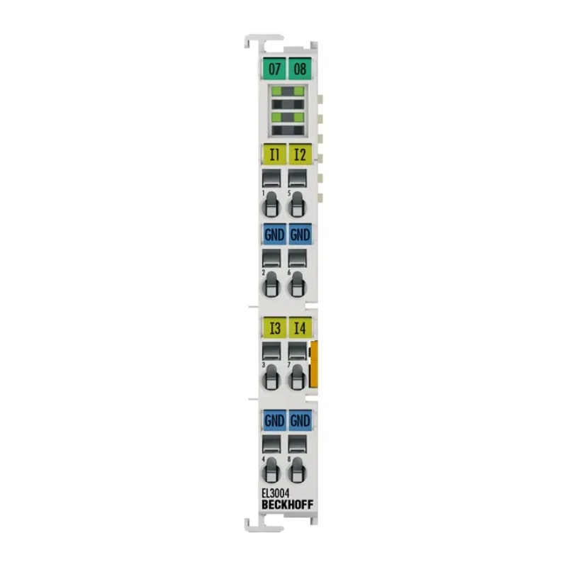 EL3004 EtherCAT Terminal 4-channel Analog Input Voltage 10 V 12 Bit Single-ended Module