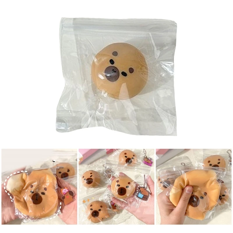 

Capybara Shape Slow Risings Toy Stress Relief Fidgets Toy Decompression Toy for Kids Christmas Sock Filler