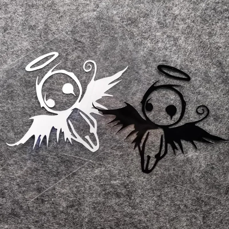 

15CM Crying Angel Stickers Car Motorcycle Body Decoration Decals Waterproof Reflective Stickers for Windshield Bumper Helmets