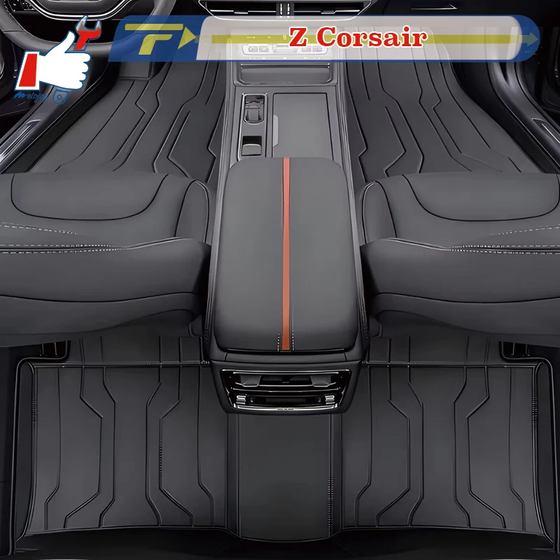 

Автомобильный напольный коврик с левым рулем для Lincoln Z Corsair, полный коврик для ног, напольный коврик, водонепроницаемый коврик