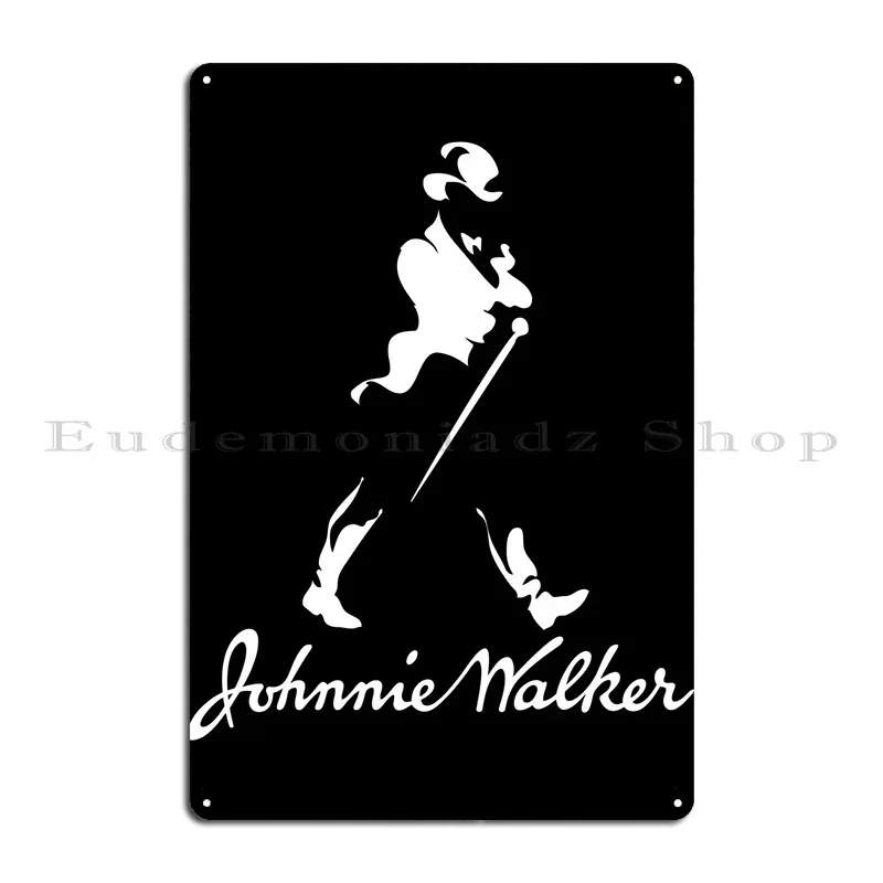 Johnnie Walker Johnnie Wheeler Keep Wuking Keep Walking Pun Soca Shirts Metal Create Cinema Party Club Designs Tin Sign Poster