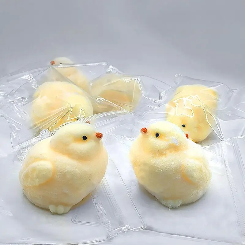 Peluche de pollito antiestrés de rebote lento, para aliviar la ansiedad y la presión, regalo para otras personas, Navidad