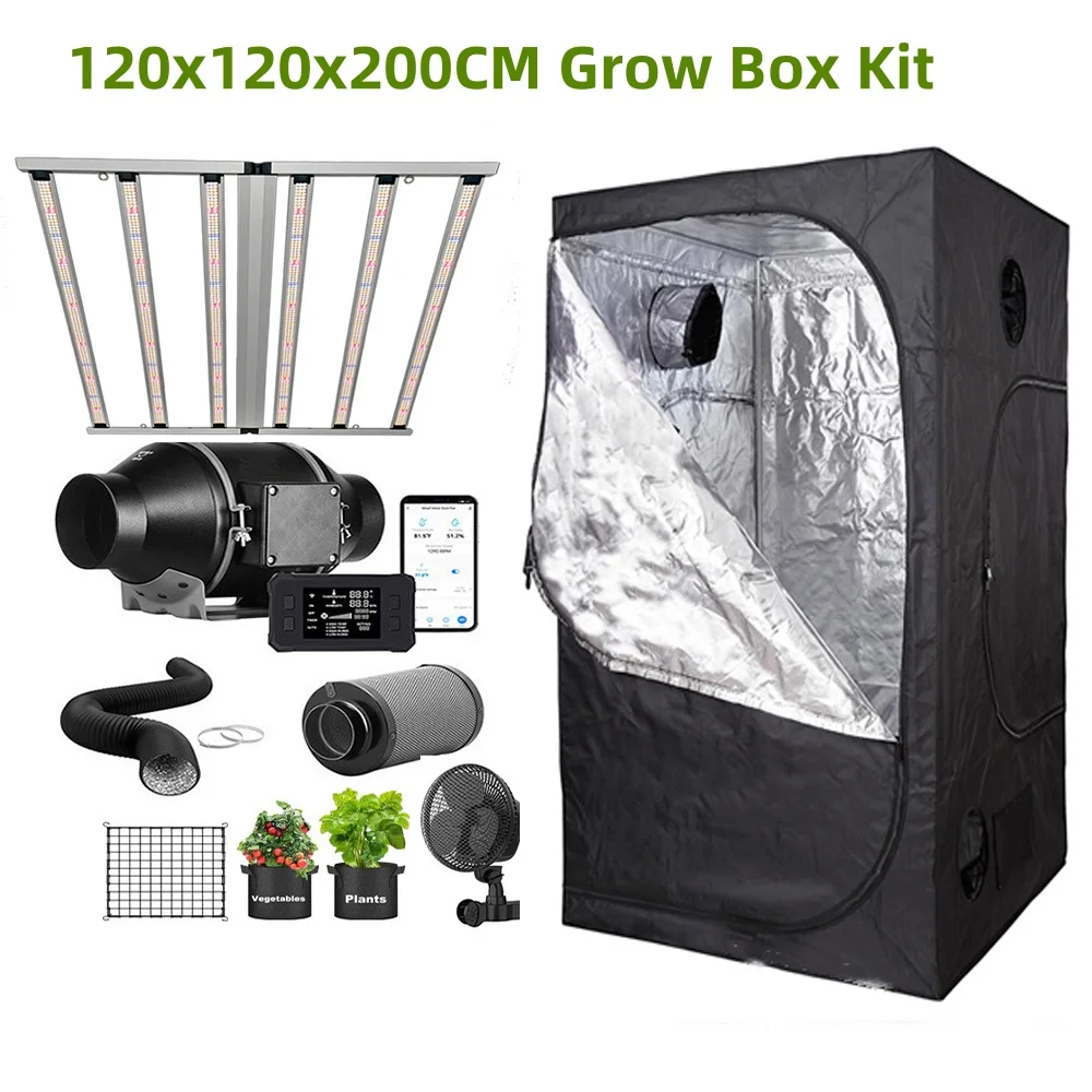 1000W Hydrocultuur Plant Groei Lamp 8 Bar Uv Ir 4X4 Ft Hoge Ppfd Samsung Led Grow Light Voor Kas Medische Planten