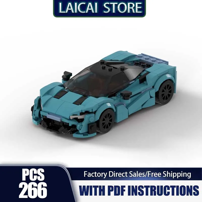 

Супер спортивные автомобили Moc, строительные блоки, синие 720-х годов, модель чемпионов по скорости, технология, сборка кирпичей, праздничные строительные подарки, игрушка