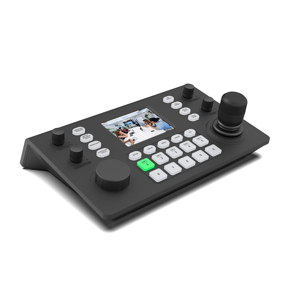 YRR-11DP 3-Axis PTZ Joystick Keyboard Controller with Decoding & Zoom Control for Conference Camera
