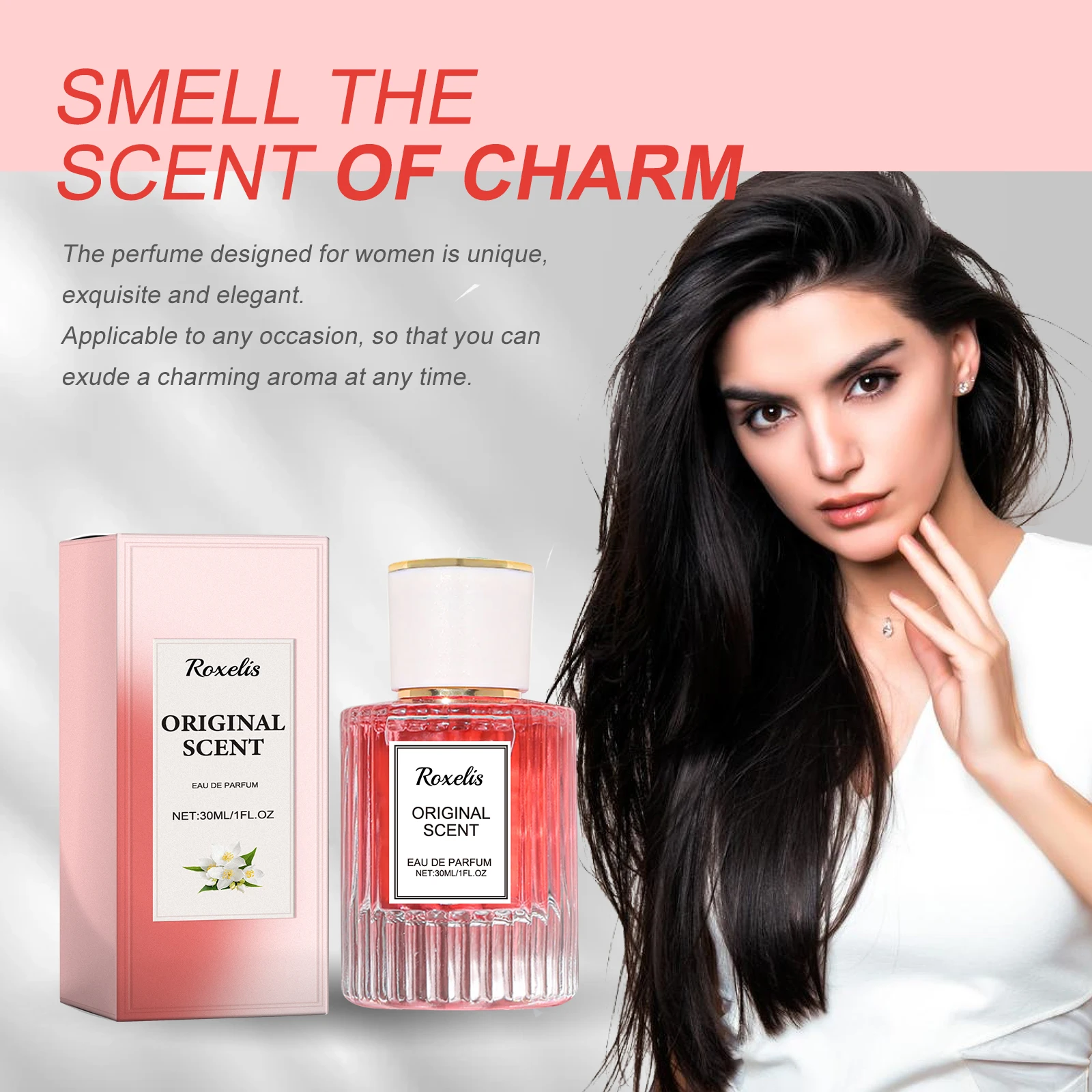

EELHOE France Jasmine Flower Perfume for Women & Men Delicate Floral Soothing Scent with Premium Ingredients Clean Perfume