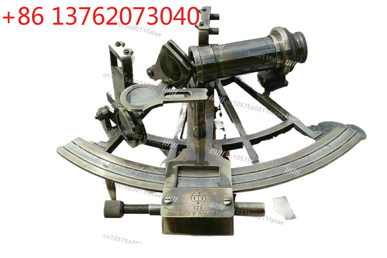 Ship Deck Hatch Black Decoration/Stern,Brass Captain Antique 8-inch Ocean Sextant