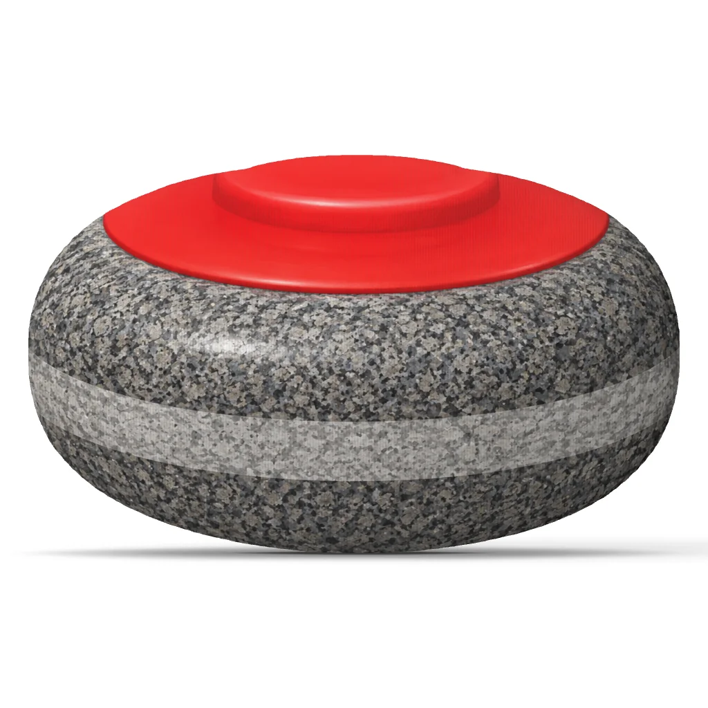 Curling Stone Plush Pillow Winter Sports Fan Cushion Granite Rock Shaped Stuffed Throw Pillow Curling Gift Floor Decor Home