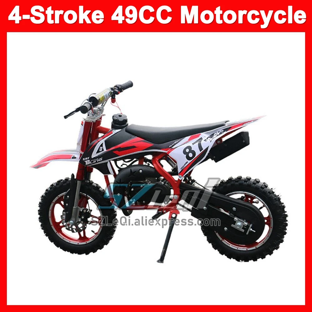 2023 49CC 50CC 4 -Stroke ATV OFF-road Gasoline Motorcycle Racing MOTO Dirt Bike Motorbike For Toy Plaything Knickknack Play Game