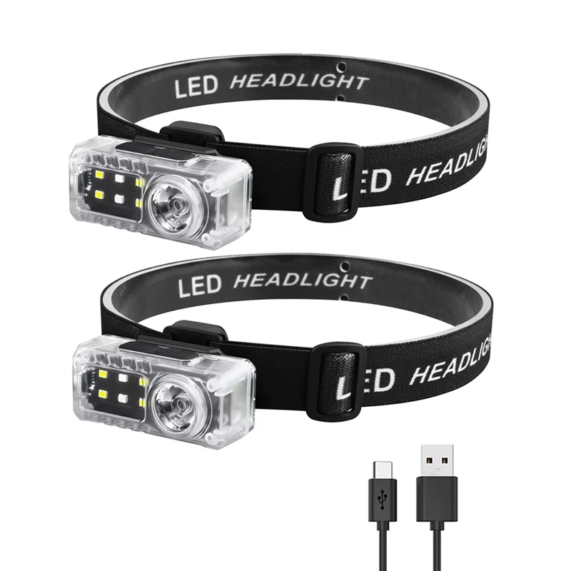 

Светодиодный индукционный налобный фонарь с датчиком движения, супер яркая фара с зарядкой через USB, уличный налобный фонарь для пешего туризма, рыбалки