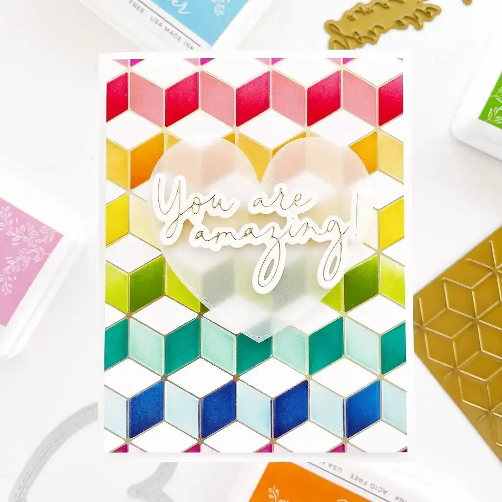 HOT SALE Cutting Dies Scrapbook Diary Decoration Embossing Template Hexagons and cubes DIY Greeting Card Handmade 2025