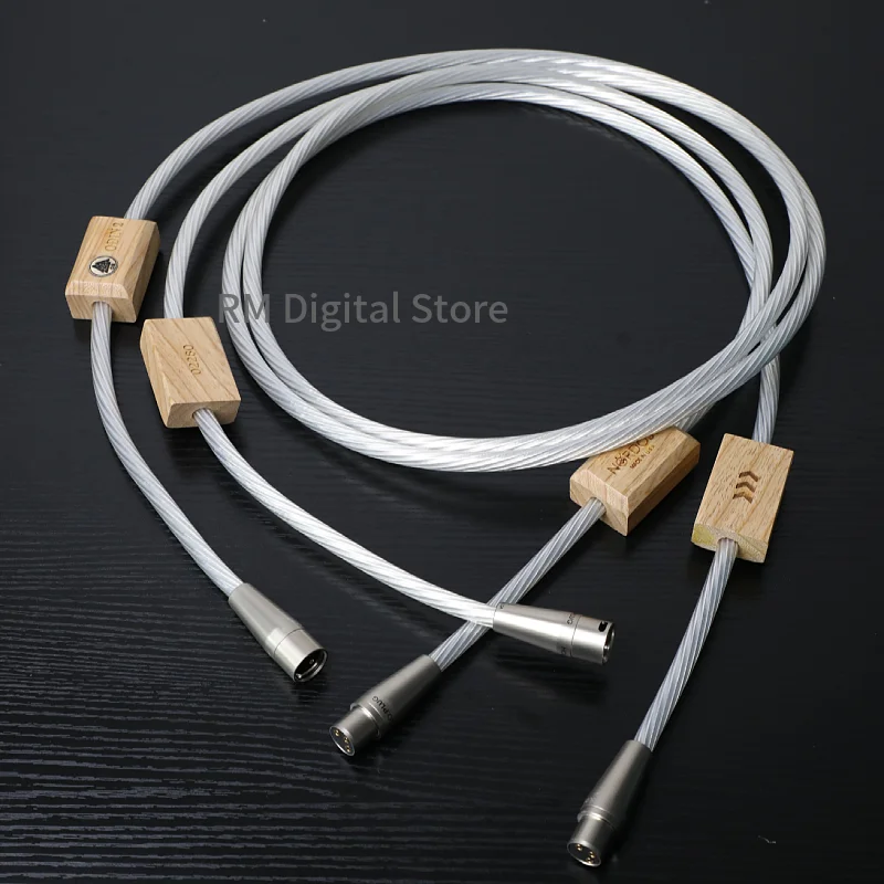 1 pair Nordost ODIN 2 HiFi XLR cable 7n silver plated conductor XLR gold plated male and female terminals