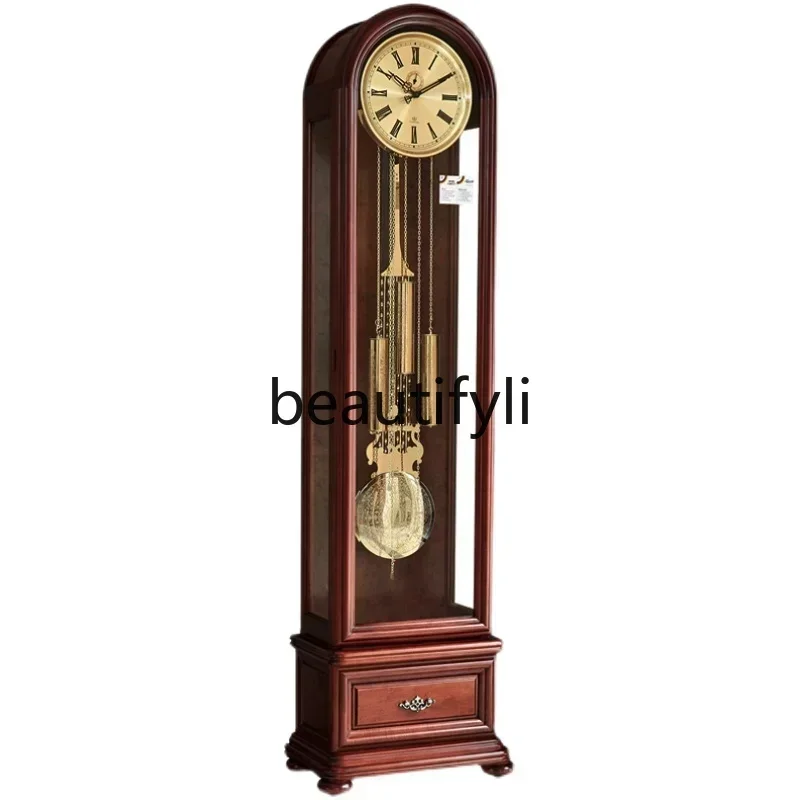 2003 New Chinese floor clock Helmler European pendulum clock living room mechanical standing clock