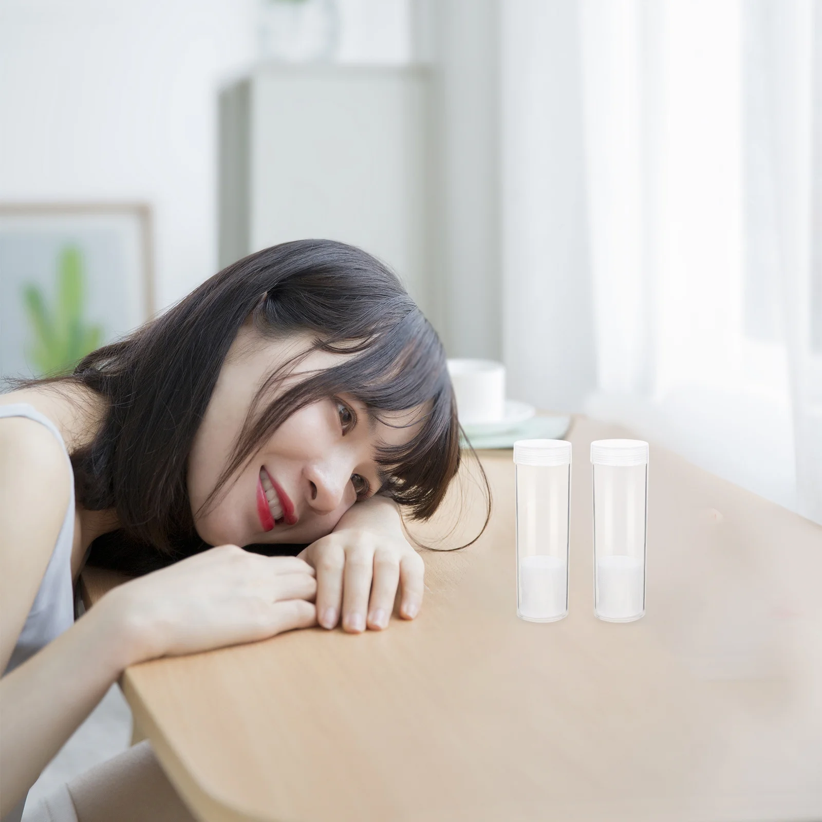 10 قطعة أنابيب تخزين العملات المعدنية حامل العملات الصلبة أنبوب بلاستيكي شفاف لتنظيم جمع نصف دولار الربع #6