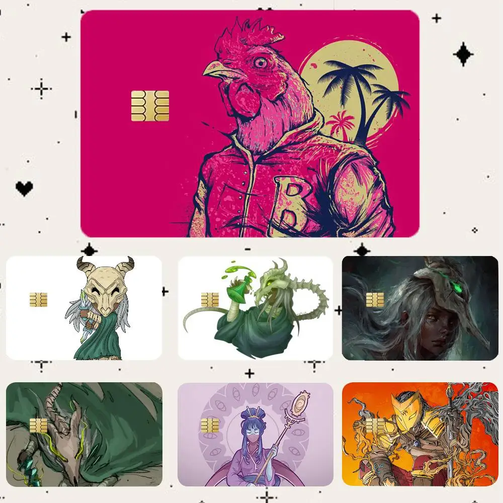 

H-Hotline Miami HD Waterproof Card Skins Protective Stickers for Credit Bank Game Cards