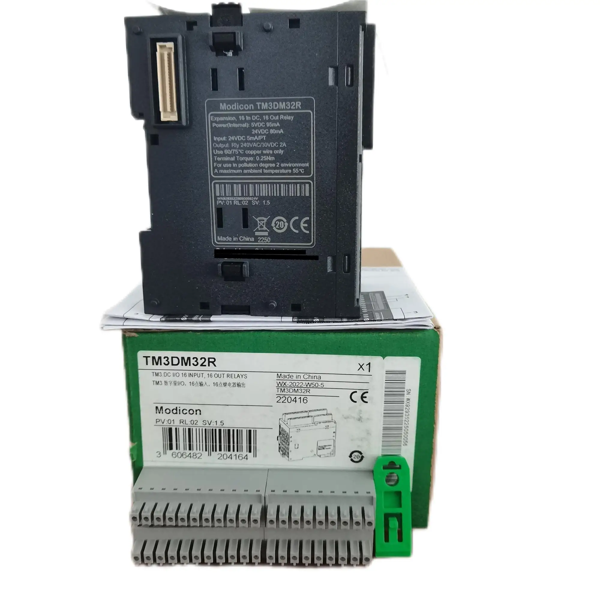 100% baru asli Modul PLC tmtm3bcco TM3AI4G TM3DM32R