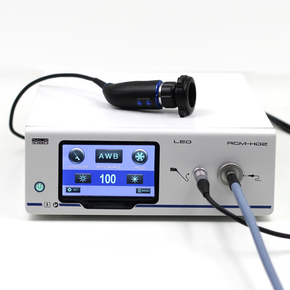 Medical Endoscope 1080P HD Camera and LED Light Source Integrative 2 in 1 for Endoscopy Surgery