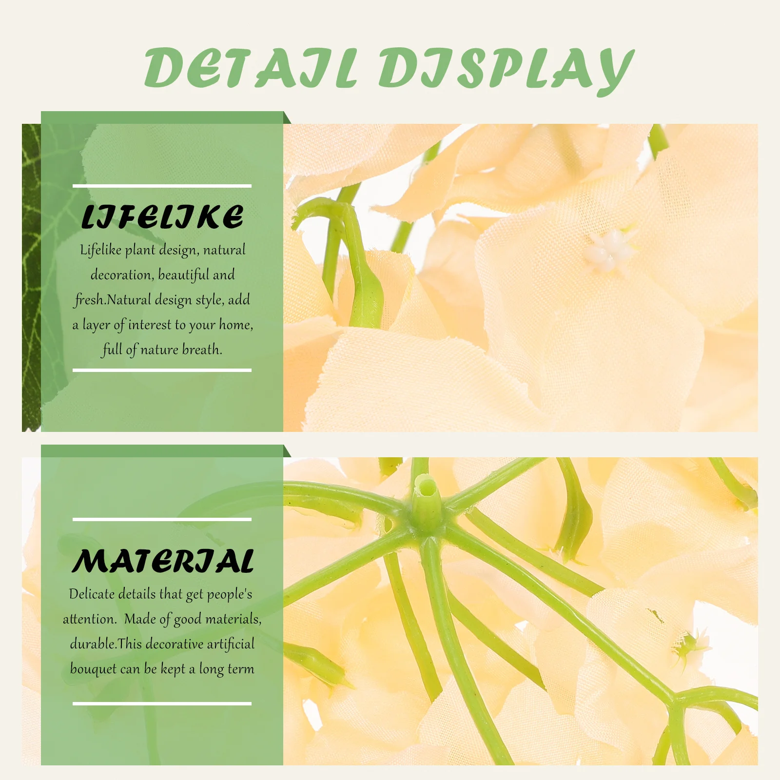 

10Pcs Fake Hydrangea Bouquet Artificial Flowers Home Decoration Wedding Party DIY Flower Arrangement Simulated Bouquet