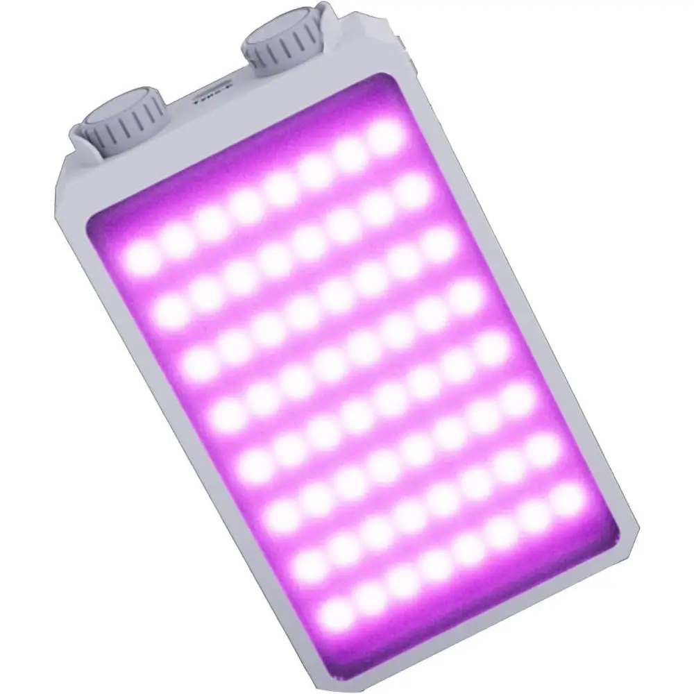 RGB Video Light, 25W Portable LED Camera Light, CRI 95+ 2500K~9000K 8000 Lumens RGB ket-Sized Mini Portable Light, Temperature C