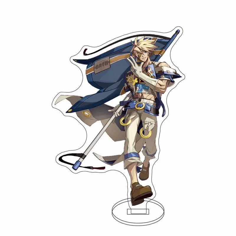 16CM Anime GUILTY GEAR STRIVE：DUAL RULERS Figure Sol Badguy‌ Ky Kiske May Chipp Zanuff‌ Acrylic Stand Cos Ornaments Gifts view 6