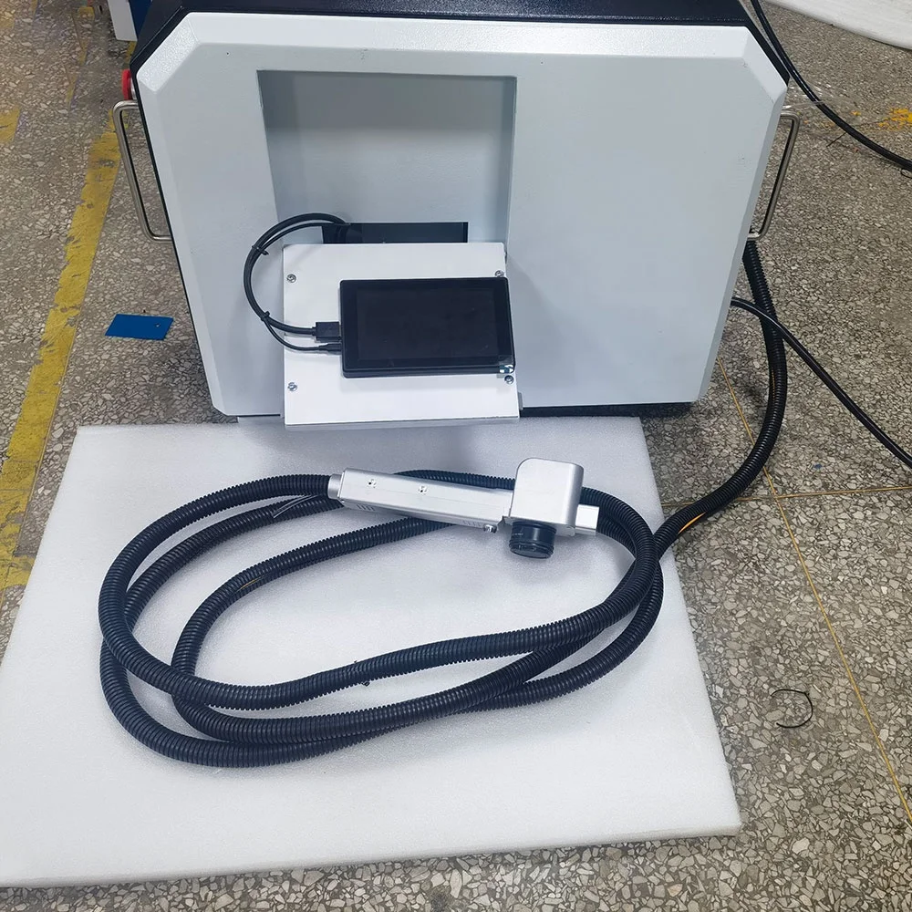 100W 200W 300W Laser Cleaning Machine  Pulse Rust Removal for Metal Surface Treatment Rust Paint Oil Dust Oxide Layer