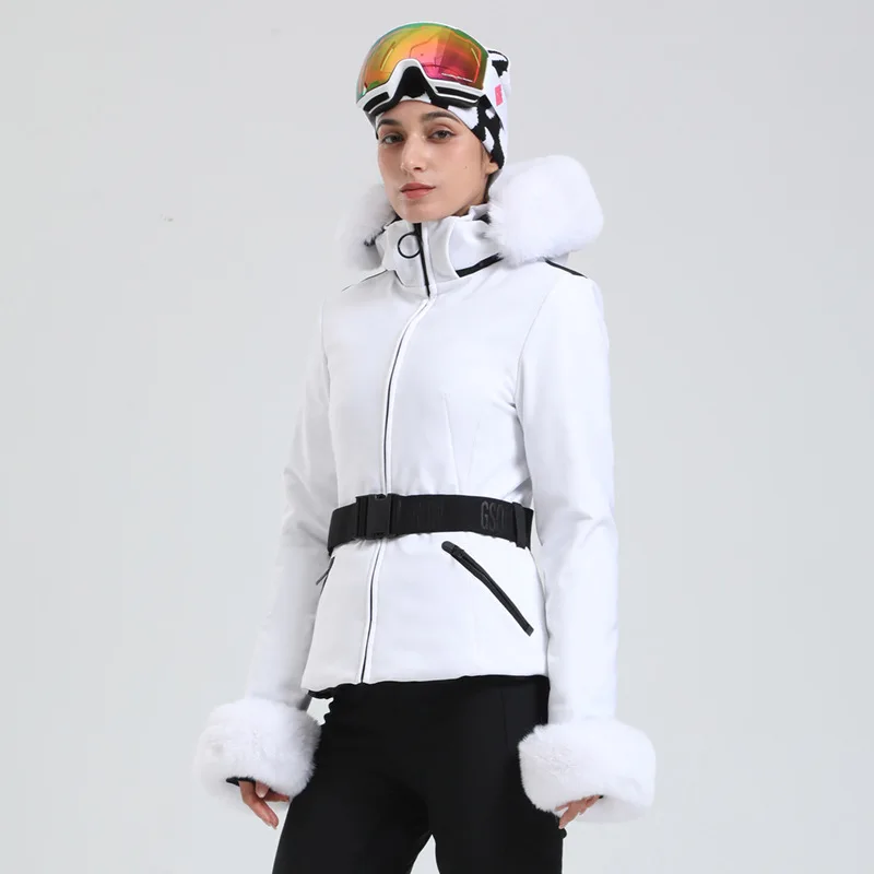 

2025 New Ski Suit Outdoor Double Board Breathable Warm Waterproof Snow Jacket Top Women's Sports Loose Extreme Cold Clothing