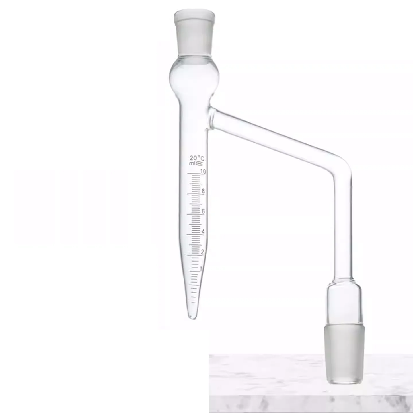 Toluene moisture determination tube, petroleum analyzer, receiving tube, oil-water separator