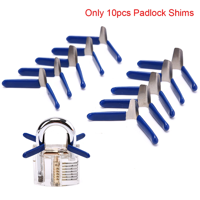 10pcs Padlock Shim Picks Set Accessories Lock Home Tools No Break Quick Open