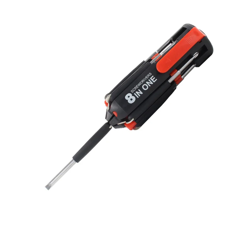 Multifunctional 8 in 1 Screwdrivers Multi-purpose With Light Repair Screwdriver Household Combination tool