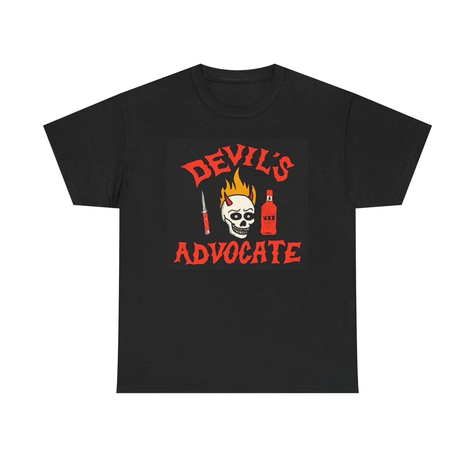 T-shirt graphique Advocate du diable, nouveau cadeau en coton