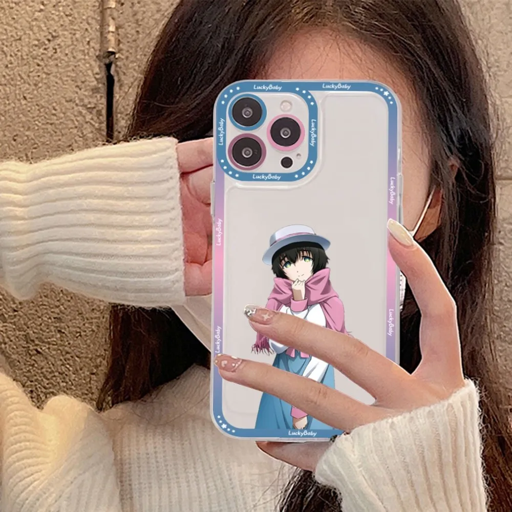 Steins Gate Okabe Anime Phone Case For Samsung S 20 21 22 23 lite plus ultra Clear Mobile Cover Funda