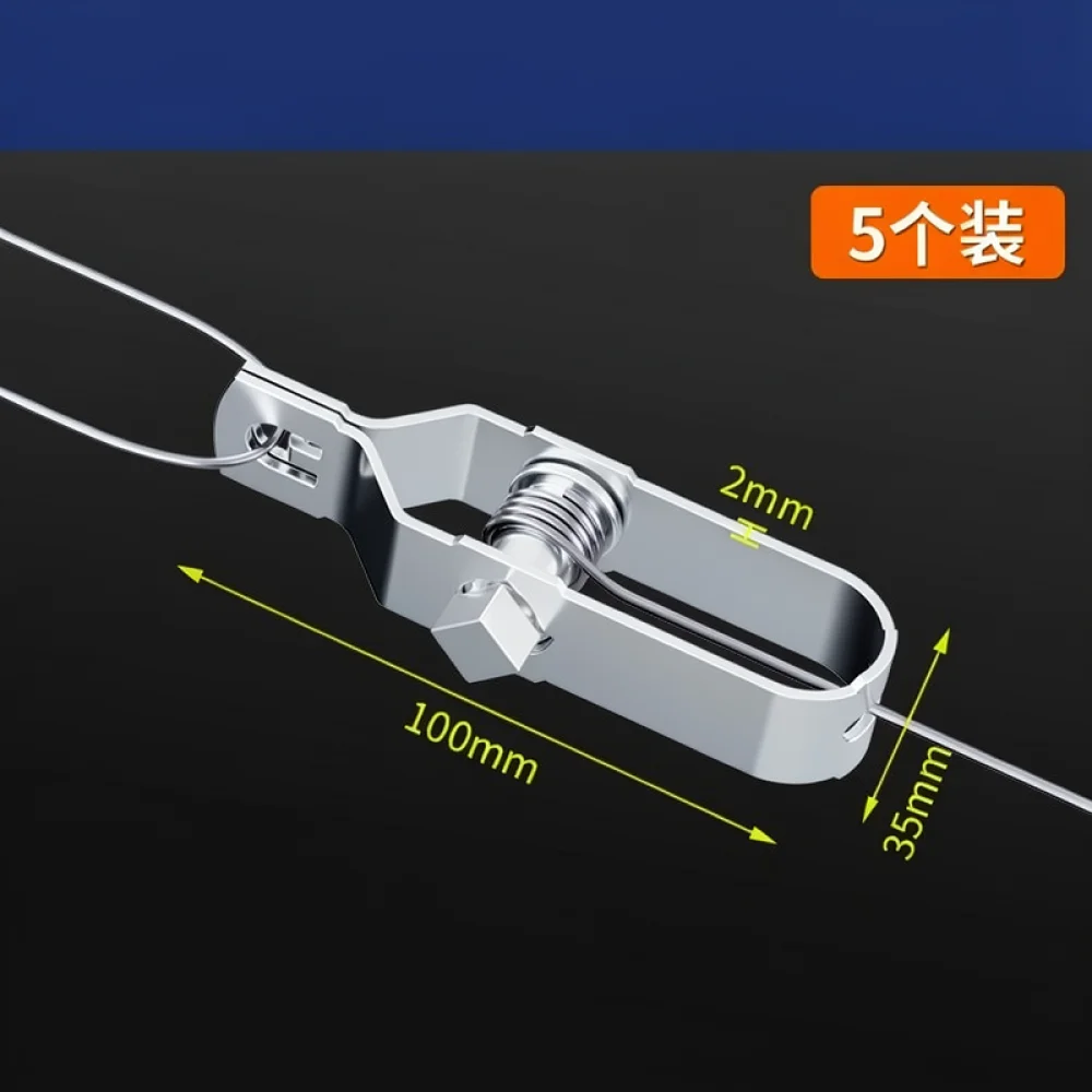 Heavy Duty Steel Wire Tensioner Galvanized Garden Fence Tightener Tool For Vineyard Greenhouse Trellis Wire Rope Fastener
