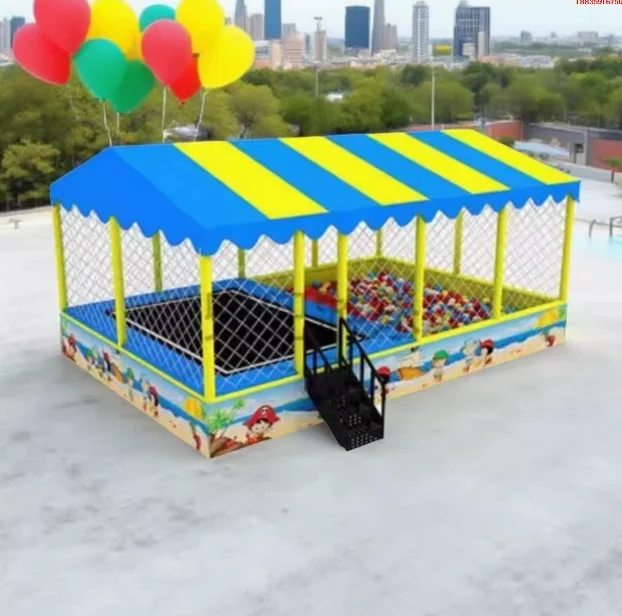 

Commercial Indoor Soft Playground Trampoline Park Equipment Jumping for Children and Adults