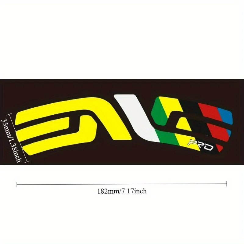 12 قطعة/ورقة، ملصقات زخرفية للدراجة - ملصقات ركوب الدراجات والفينيل، شريط مصمم لف محور عجلة الطريق السريع للعجلة #2