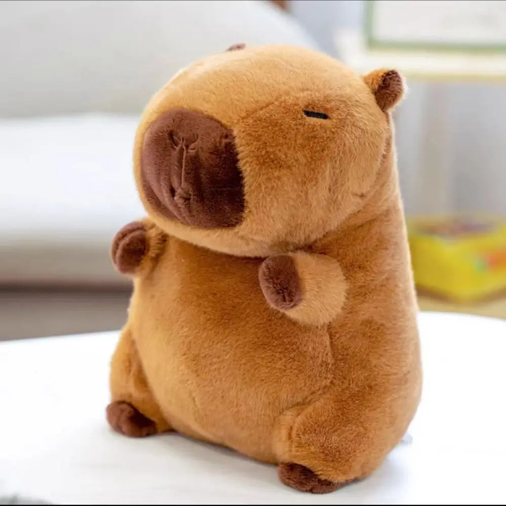 Juguete de peluche de rana que transforma Capybara, conejo, perro, Capibara, Anime Fluffty, dinosaurio, muñeco de peluche esponjoso, juguete de Navidad