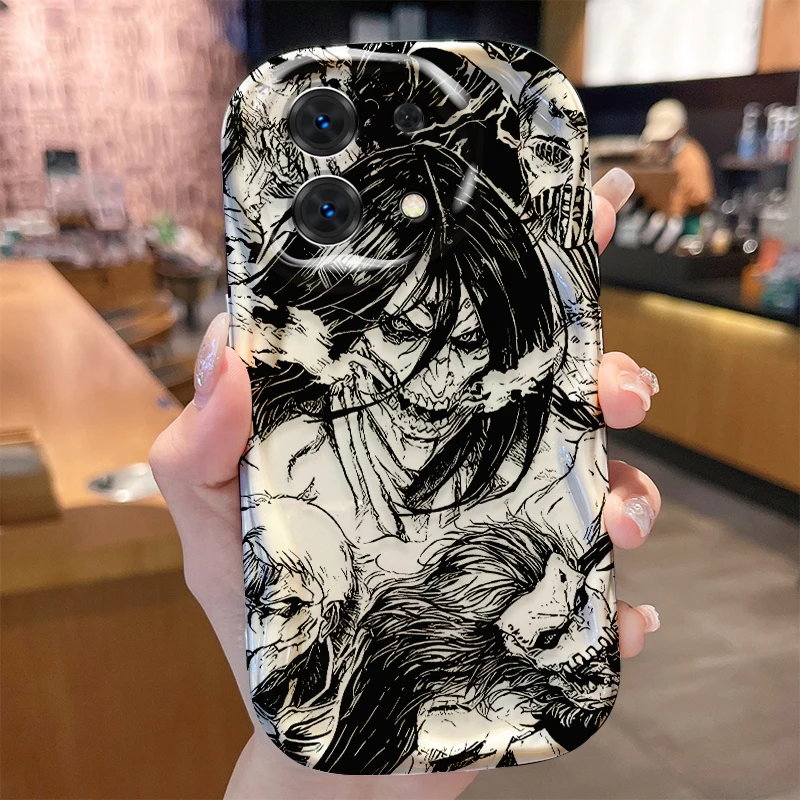 Attack on Titan Case for Xiaomi Redmi Note 14 13 12 11 10 Pro Plus 5G 9 14C 13C 4G 12C 10C 10S A2 A1 Shockproof Silicone Cover