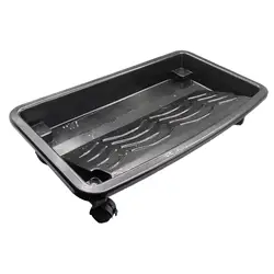 Paint Roller Tray with Wheels Convenient Construction Wall Decor Paint Tool