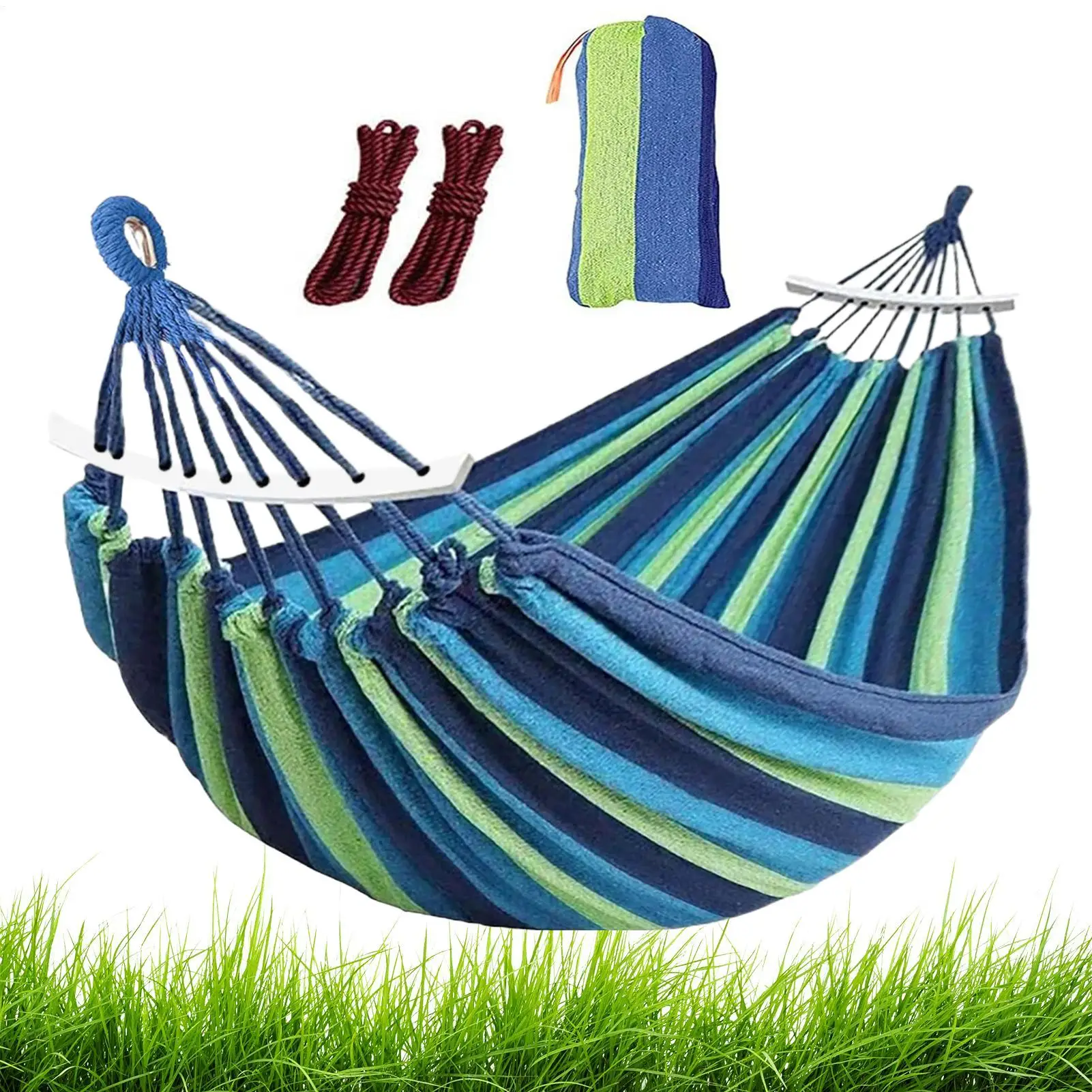 

Кресло-гамак, двойное кресло-качалка, удобное утолщенное парусиновое кресло-качалка с защитой от опрокидывания для террасы, пляжного сна, детской комнаты