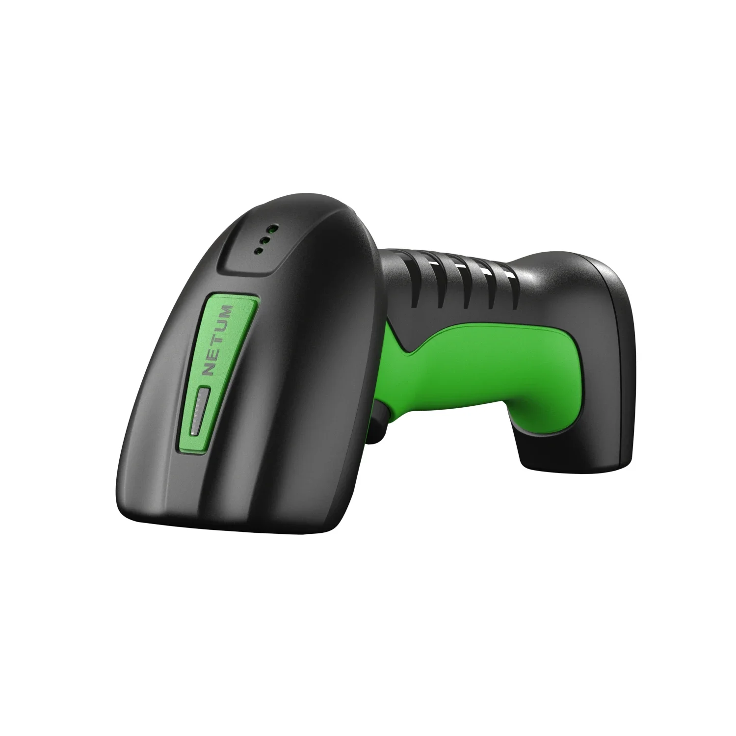 Netum NT-1900 Kode Batang Panjang Kelas Industri 2D 2.4G Pemindai Kode Batang Nirkabel IP67 dengan Basis Pengisi Daya untuk Logistik Gudang